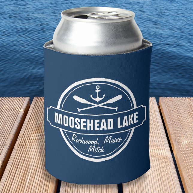 Moosehead Lake Maine Ankerstadt und Name Dosenkühler (Von Creator hochgeladen)