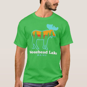 Moosehead Lake Maine - Moose Moosehead Lake T-Shirt