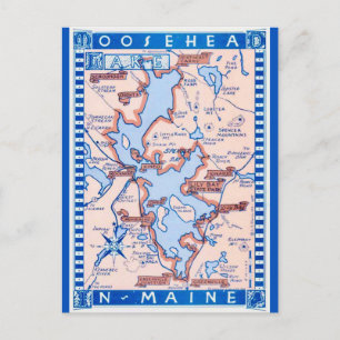Moosehead Lake Maine Postkarte