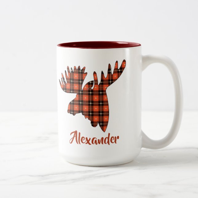 Moosehead Lumberjack Zwei-Tone-Kaffee-Tasse Zweifarbige Tasse (Rechts)