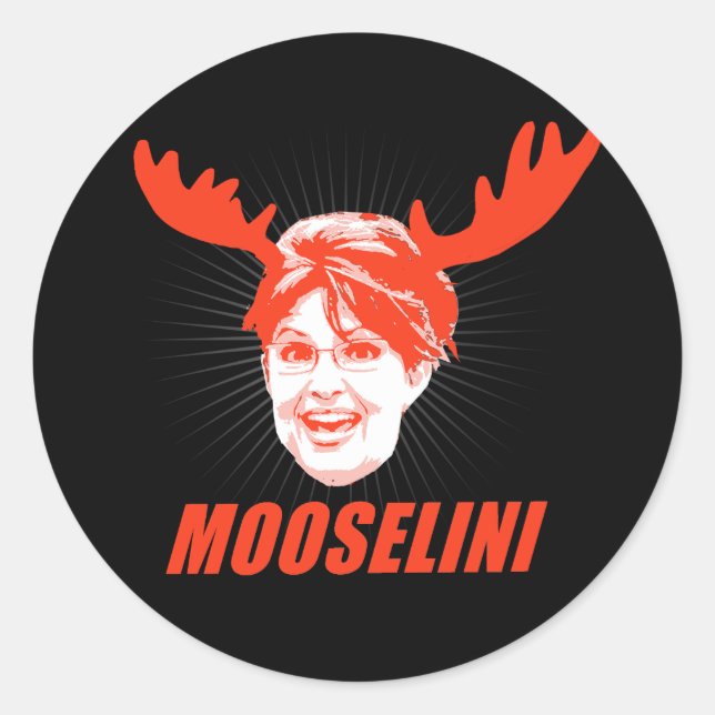 MOOSELINI STICKER (Vorderseite)