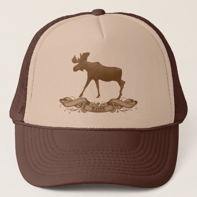 moosemaine truckerkappe (Vorderseite)