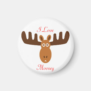 Moosey Head_I Liebe Magnet