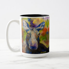 Moosey Moose Coffee Tasse_ALASKA Zweifarbige Tasse