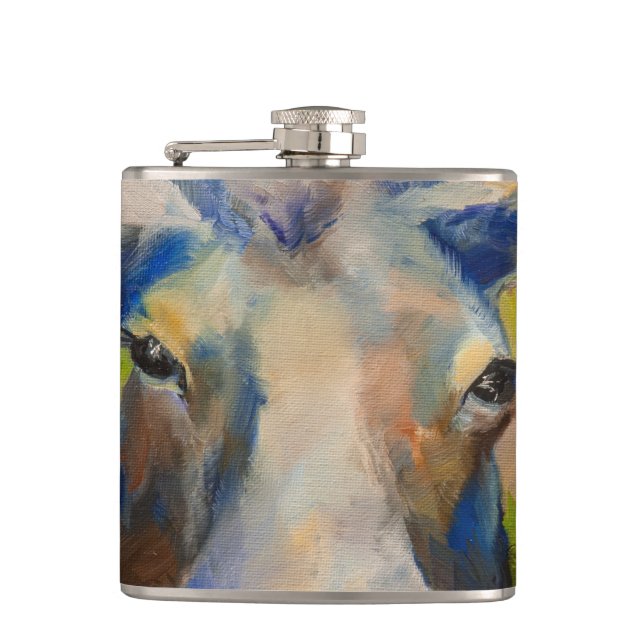 Moosey Moose Flask Flachmann (Vorderseite)