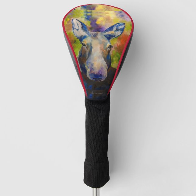 Moosey Moose Golf Headcover (Vorderseite)