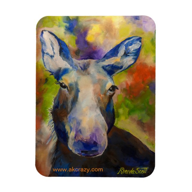 Moosey Moose Magnet (Vertikal)