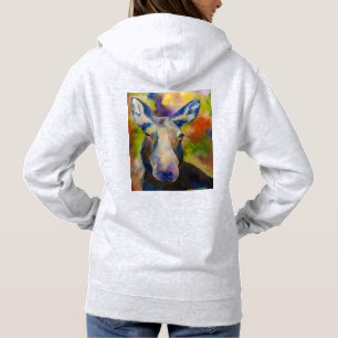 Moosey Moose & Puppy Sled Dog Hoodie