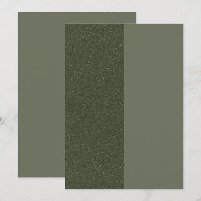 Moosgrün geteilte Textur Flach Programm – Anpassen (Vorne/Hinten)