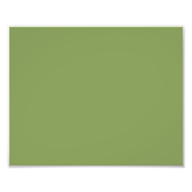 Moosgrün-Hintergrundfarbe anpassen Fotodruck (Vorne)