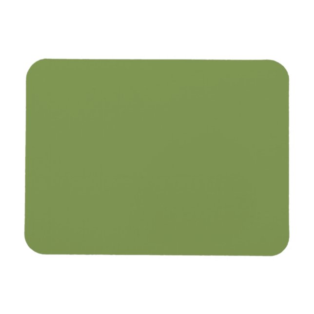 Moosgrün-Hintergrundfarbe anpassen Magnet (Horizontal)