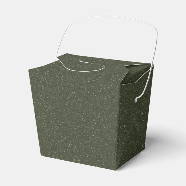 Moosgrüne Gefälligkeitsboxen - Maßgeschneidert Geschenkschachtel (Vorderseite)