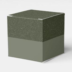Moosgrüne Geschenkboxen - individuell einstellbar Geschenkschachtel