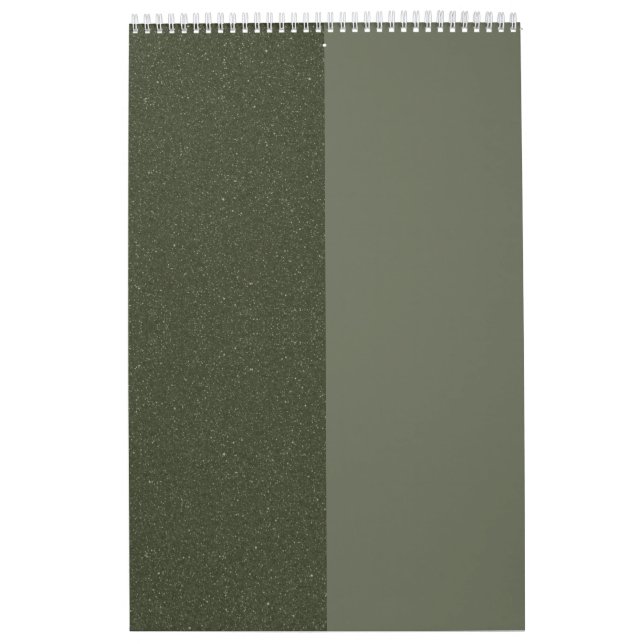 Moosgrüne Wandkalender teilen - individuell einste (Titelbild)