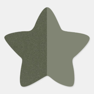 Moosgrüner Glitter-Star-Kustomaufkleber Stern-Aufkleber