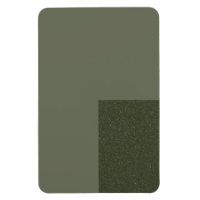 Moosgrüner Minimal-Magnet Mit Unterseitenakzent