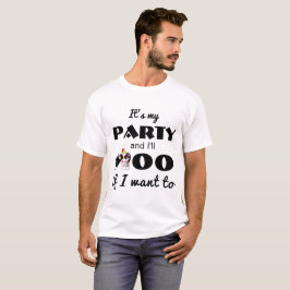 Moosicians Funny Birthday Party T-Shirt