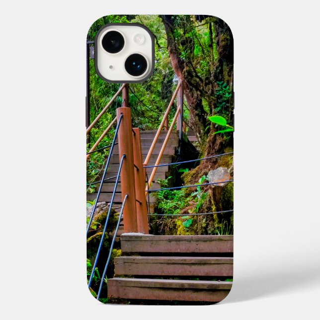 Moosiger Wald Case-Mate iPhone Hülle (Rückseite)