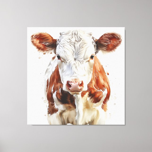 🐄 🎨 Moosterpiece 🖌️ Leinwanddruck (Vorderseite)