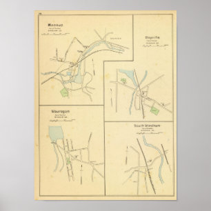 Moosup, Dayville, Wauregan, S Windham Poster