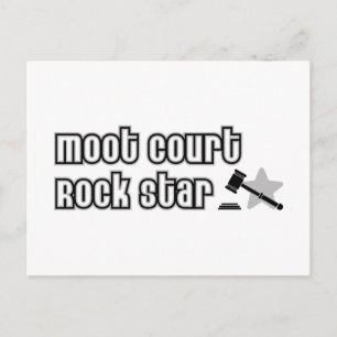 Moot Court Rock Star Postkarte