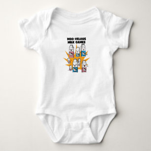 Moovelous Milk Games Baby Strampler