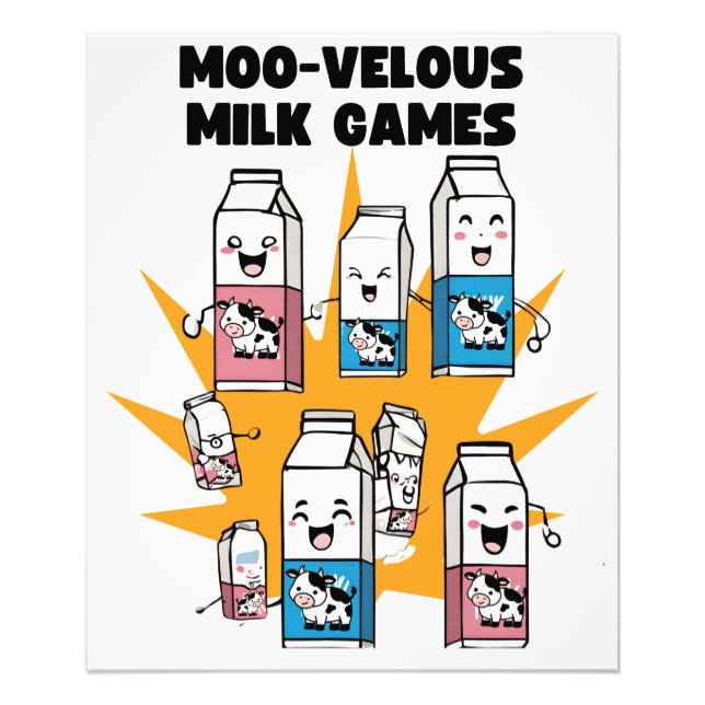 Moovelous Milk Games Fotodruck (Vorne)