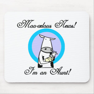 Moovelous New Tante Tshirts und Geschenke Mousepad