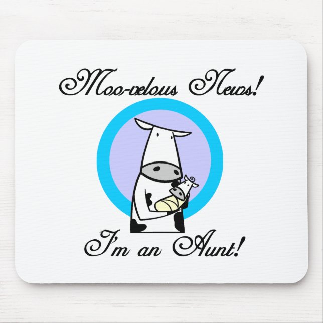 Moovelous New Tante Tshirts und Geschenke Mousepad (Vorne)