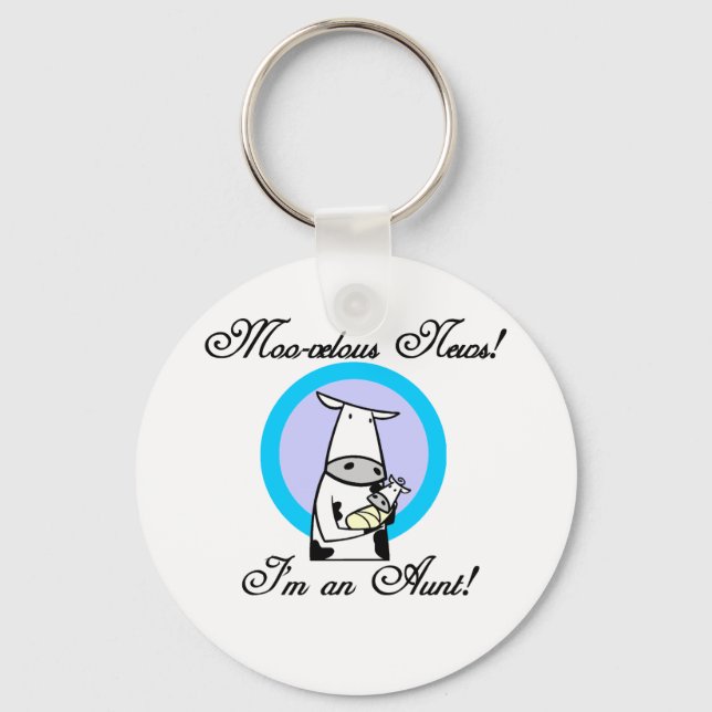 Moovelous New Tante Tshirts und Geschenke Schlüsselanhänger (Vorderseite)