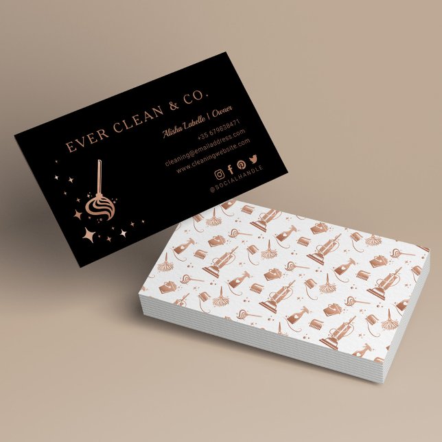 Mop Beruflich Maid & House Reinigung Visitenkarte (Von Creator hochgeladen)