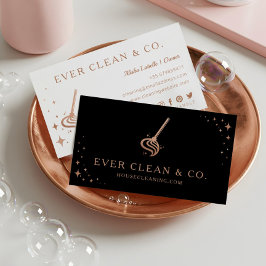 Mop Beruflich Maid & House Reinigung Visitenkarte