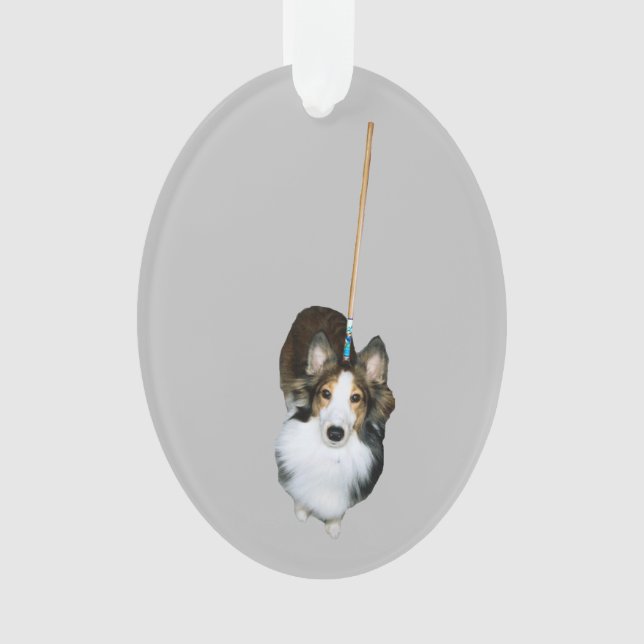 Mop Dog Ornament (Vorderseite)