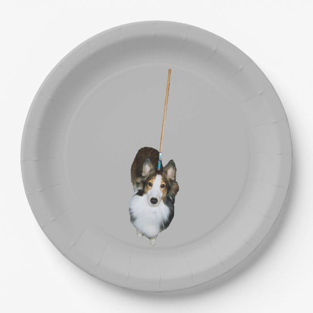 Mop Dog Pappteller (Vorderseite)
