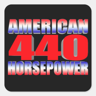 Mopar 440 Dodge Quadratischer Aufkleber