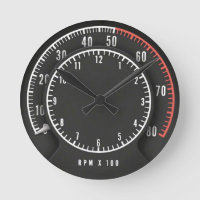 MOPAR - Dodge Charge Tic Toc Tach Round Clock
