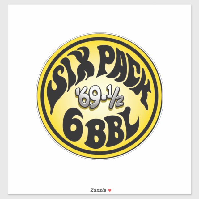 Mopar - Six Pack - Super Bee - Roadrunner Aufkleber (Blatt)