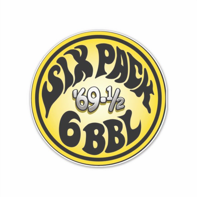 Mopar - Six Pack - Super Bee - Roadrunner Sticker (Vorderseite)