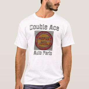 mopar Vorhänge, doppeltes As, Auto zerteilt T-Shirt