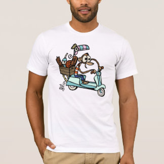 Moped-Affebeachcomber-Ferien! T-Shirt