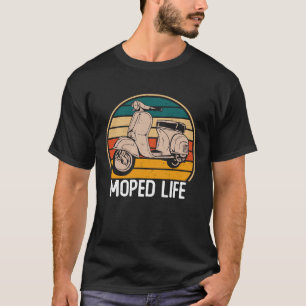 Moped Life Scooter Retro Classic Bike T-Shirt