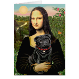 Mops 16 (schwarz) - Mona Lisa