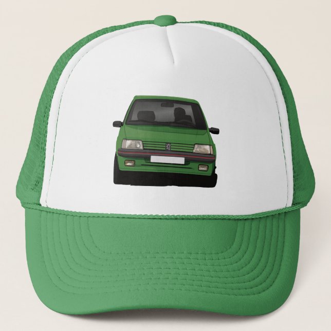 Mops 205 GTi in 19 Farben Truckerkappe (Vorderseite)