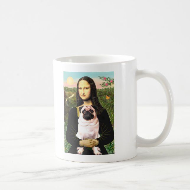 Mops 3 (fawn) - Mona Lisa Tasse (Rechts)