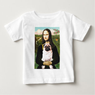 Mops 3 (Rehfell) - Mona Lisa Baby T-shirt