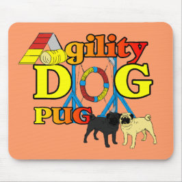 Mops_Agility Geschenke Mousepad