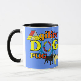 Mops_Agility Geschenke Tasse