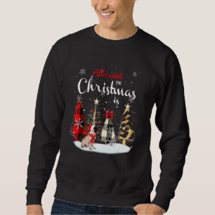 Mops Alles, was ich zu Weihnachten Wollte, sind Hu Sweatshirt