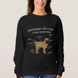 Mops Anatomie Klassischer T - Shirt 40