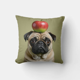 Mops Apple Kissen